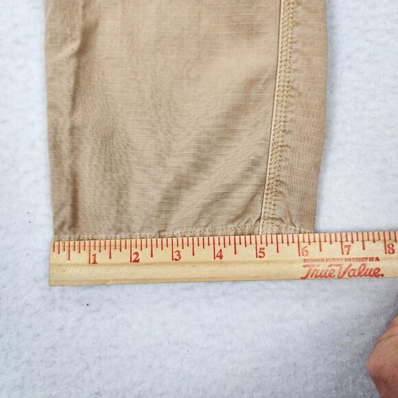 J Crew Pants Womens 8 Khaki Beige City Fit 100% Cotton Straight Leg Utility - Picture 7 of 12